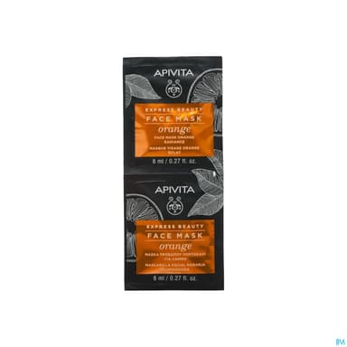 Apivita Express Beauty Masque Orange Sachet 8ml X2