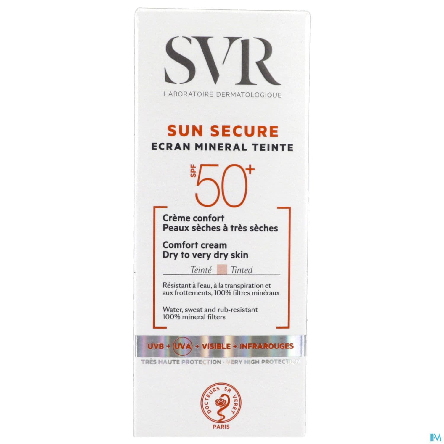 SVR SUN SECURE MINER TEINT 50+ PS