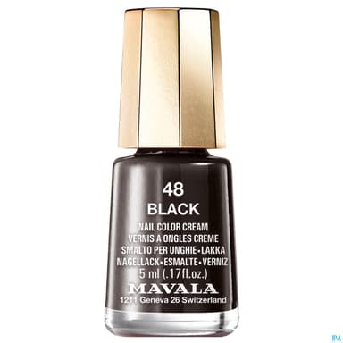 MAVALA VERNIS ONGL BLACK 048