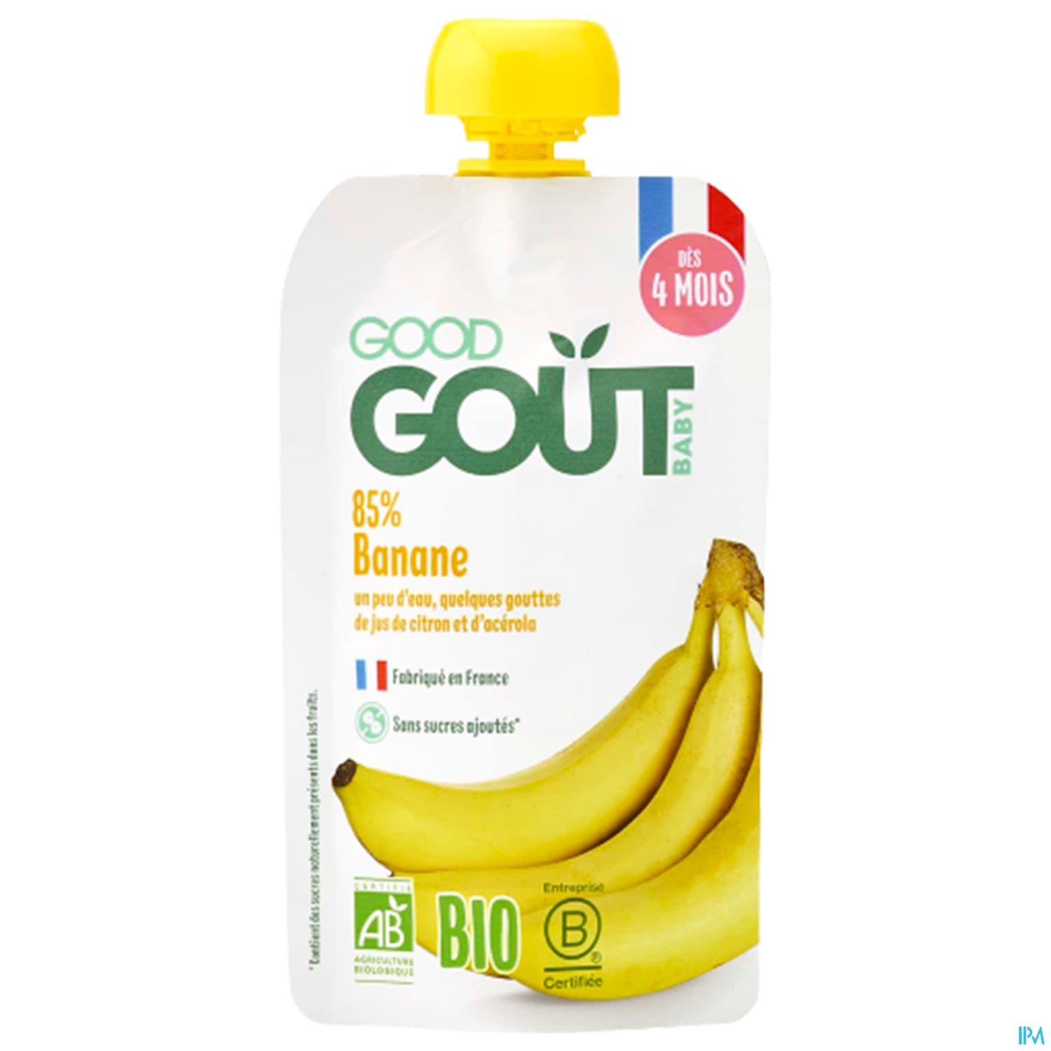 Good Gout Baby Gourde Banane Bio 120g