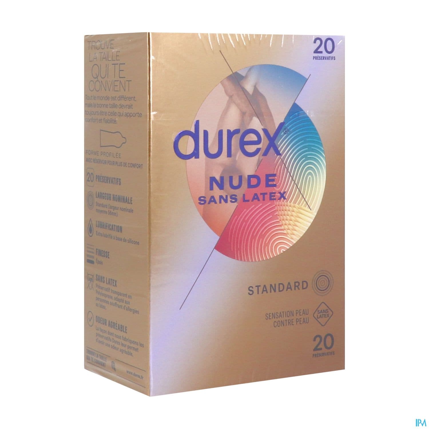 DUREX NUDE S/S LATEX PRESERV X20
