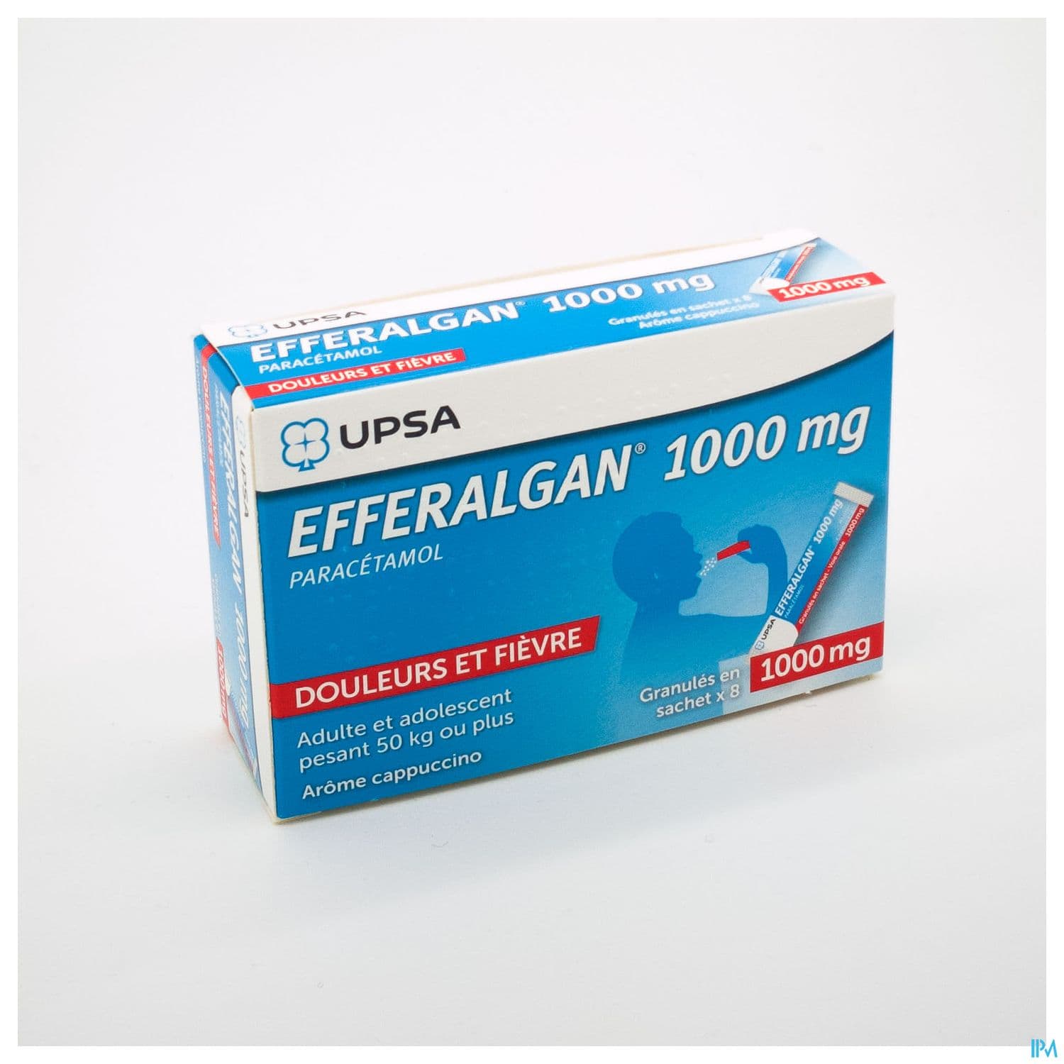 EFFERALGAN 1 000MG SACH 8