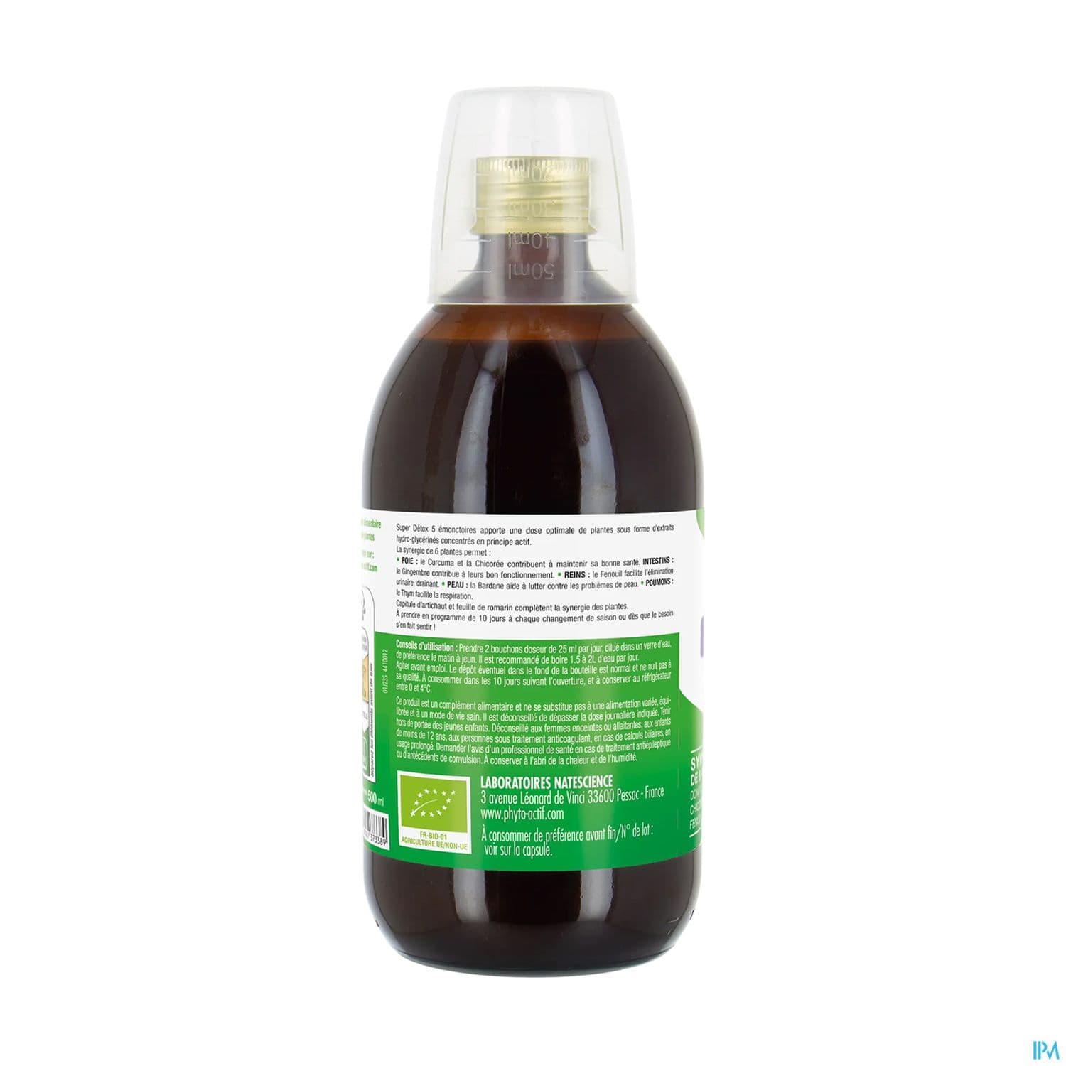 COCKTAIL DETOX 5 EMONCTOIRES 500ML