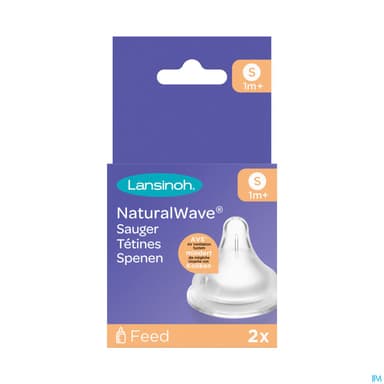 LANSINOH TETINE NATUREL WAVE LENT2