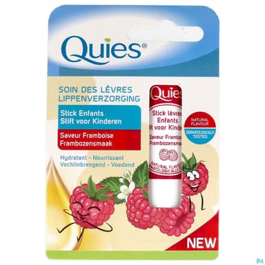 Quies Stick Levres Enfants Framboise 4,5g