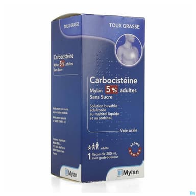 CARBOCISTEINE 5% VTS SOL S/S 200ML