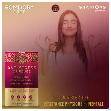 Granions Antistress Or Rouge Comprime 15