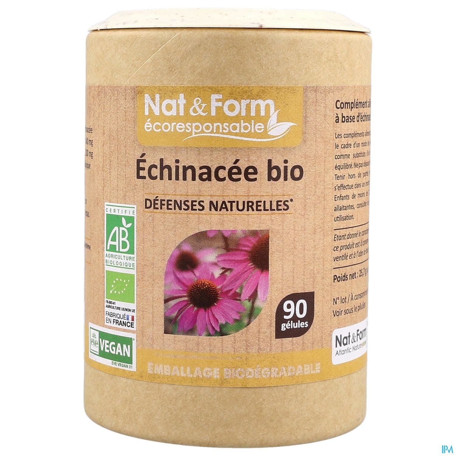 NAT&FORM ECO ECHINACE BIO GELVEG90