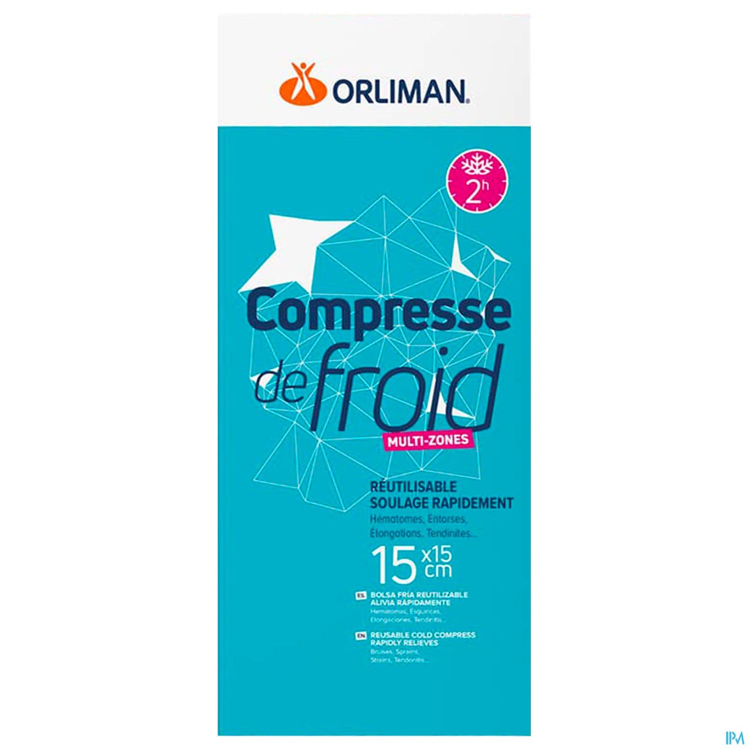 Orliman Compresse De Froid 15cm X 15cm