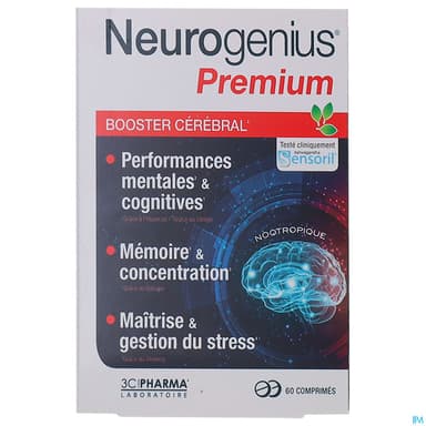 3C PHARMA NEUROGENIUS PREM CPR60