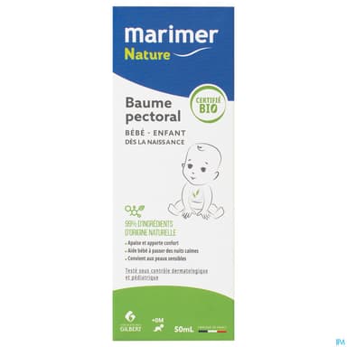 MARIMER NAT BAUME PECT BABY 50ML