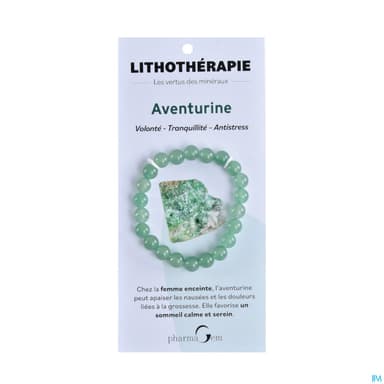 Pharmagem Bracelet Lithotherapie Aventurine 8mm