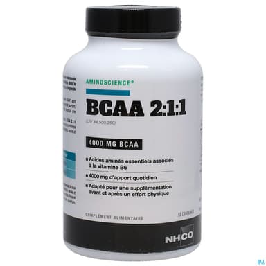 Nhco Bcaa 211 Acides Amines Branches Comprime 90