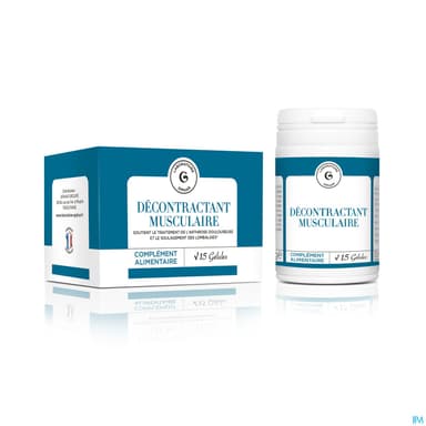 GIPHAR DECONT MUSCULAIRE GELULE 15