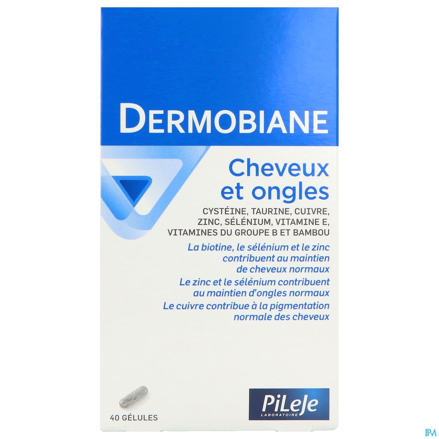 DERMOBIANE CHEVEUX ET ONGLES Gél B/40