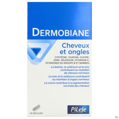DERMOBIANE CHEVEUX ET ONGLES Gél B/40