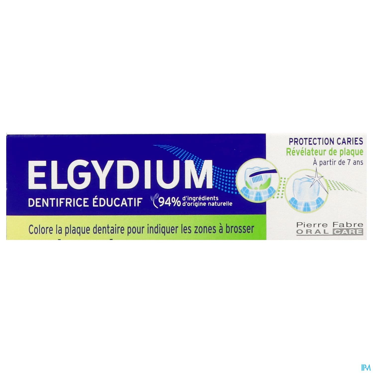 Elgydium Dentifrice Educatif Revelateur De Plaque Arome Pomme Fraiche 50ml