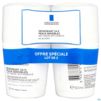 R-POSAY DEO PHYSIO24H BILLE 2X50ML