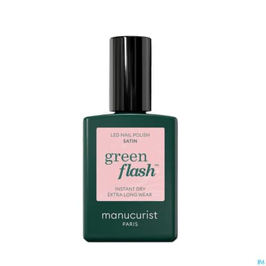 Manucurist Green Flash Vernis A Ongles Satin 15ml