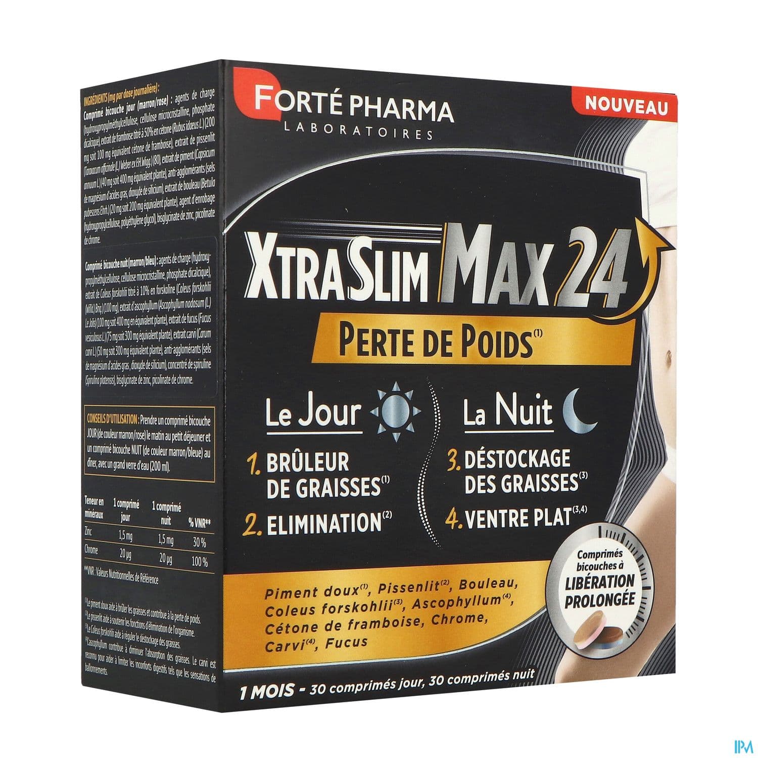 Forte Pharma Xtraslim Max 24 Comprime Bicouche 60