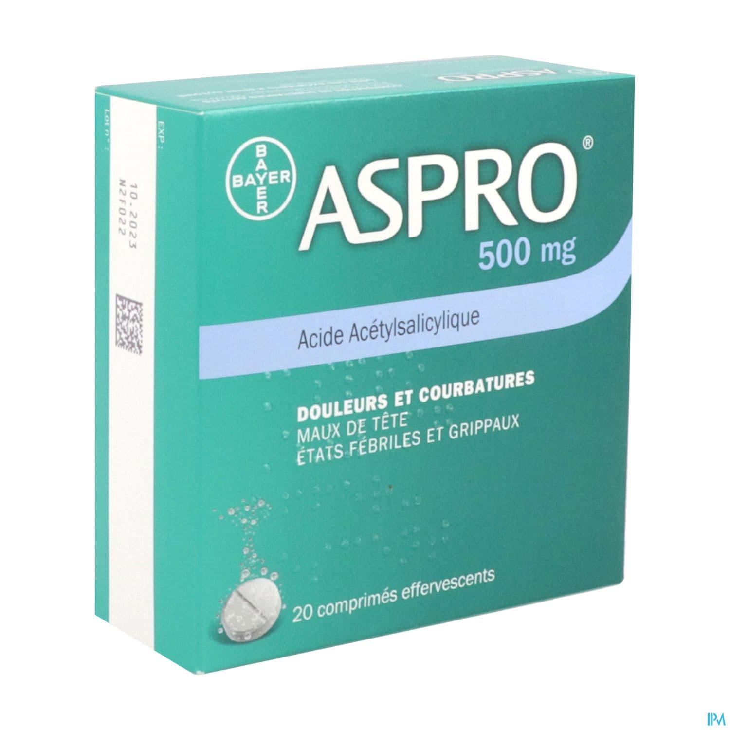 ASPRO 500MG CPR EFF 20