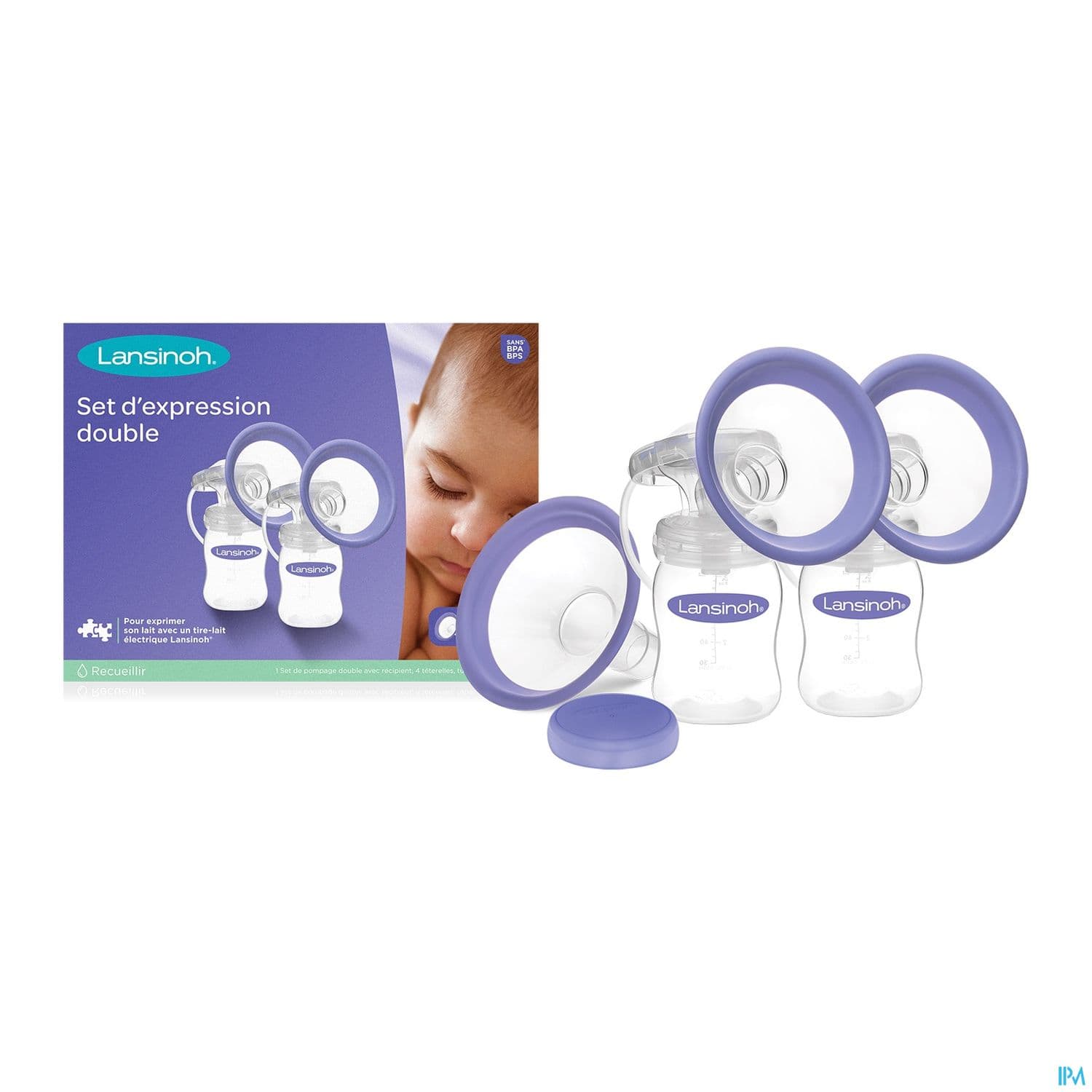 LANSINOH SET EXPRES DBLE TIRE LAIT
