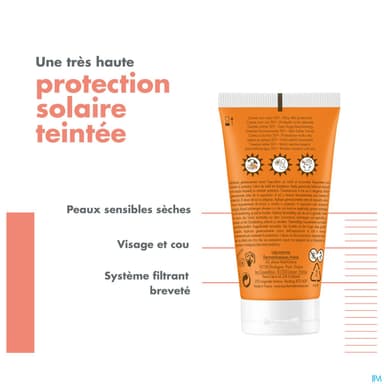 Eau Thermale Avene Solaire Creme Spf50+ Teintee 50ml