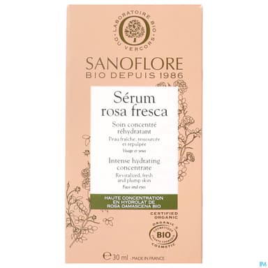 SANOFLORE SERUM ROSA FRESCA 30ML