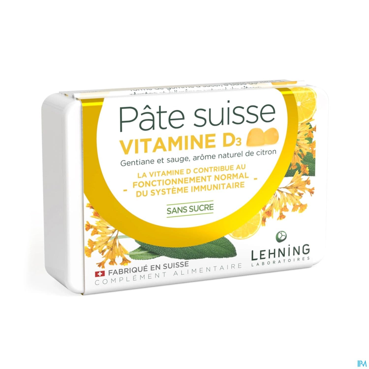 LEHNING PATE SUISSE VIT D GOM40