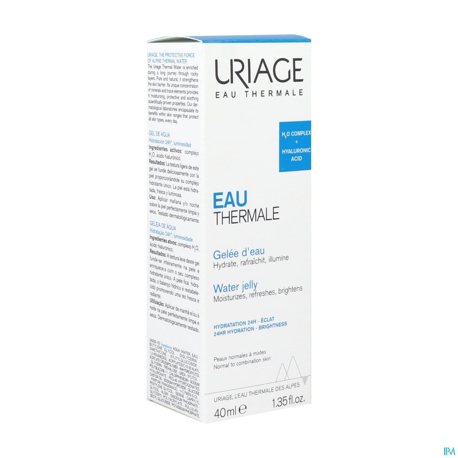 URIAGE EAU THERM GELEE EAU 40ML — Pharmacie Chartreuse