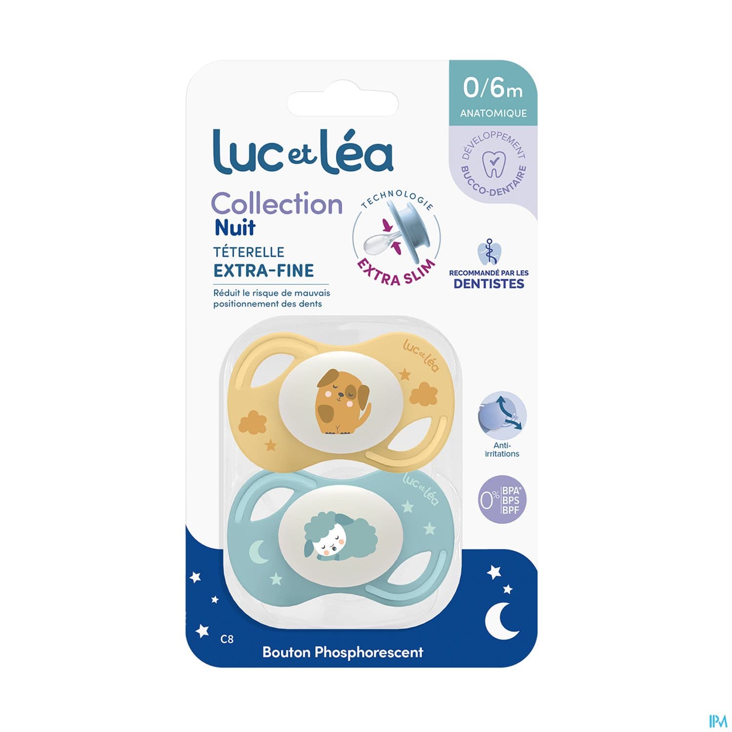 SUCET LUC COLLECT NUIT 0-6M C8 X2