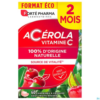 ACEROLA FORTE PHARMA CPR CROQ 60
