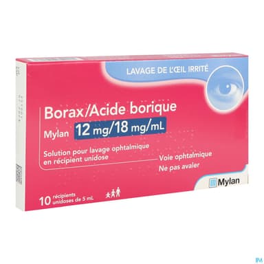 BORAX/AC.BORIQUE MYL SOL OPH 5ML10