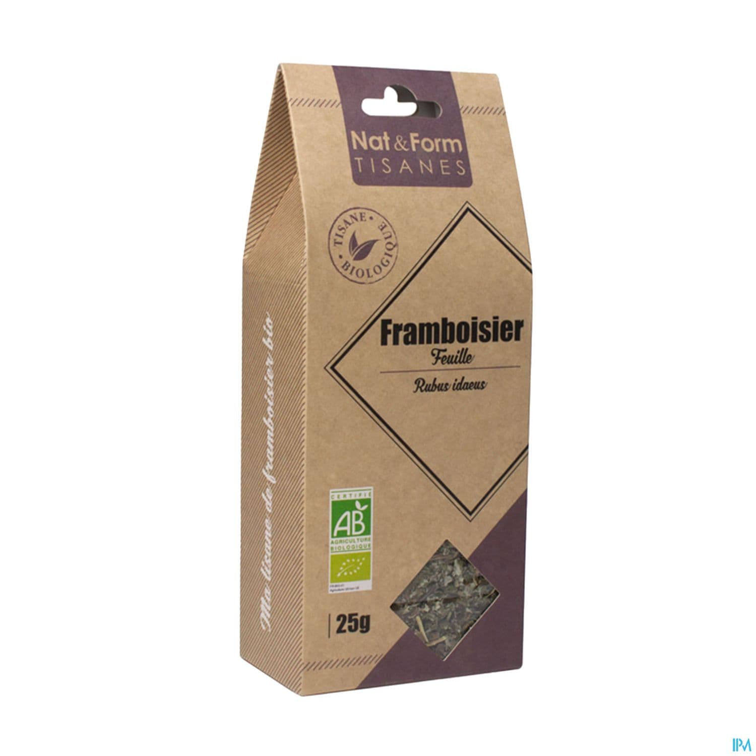 Nat Et Form Tisane Framboisier Feuille Bio 25g