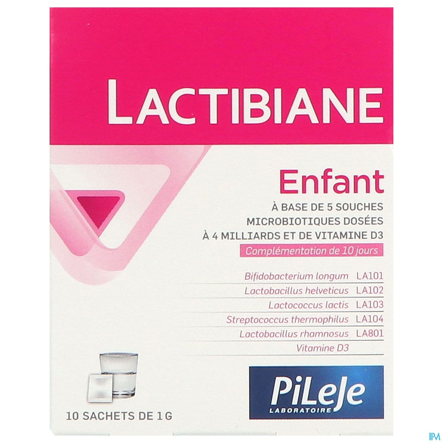 Pileje Lactibiane Enfant Poudre 1g Sachet 10