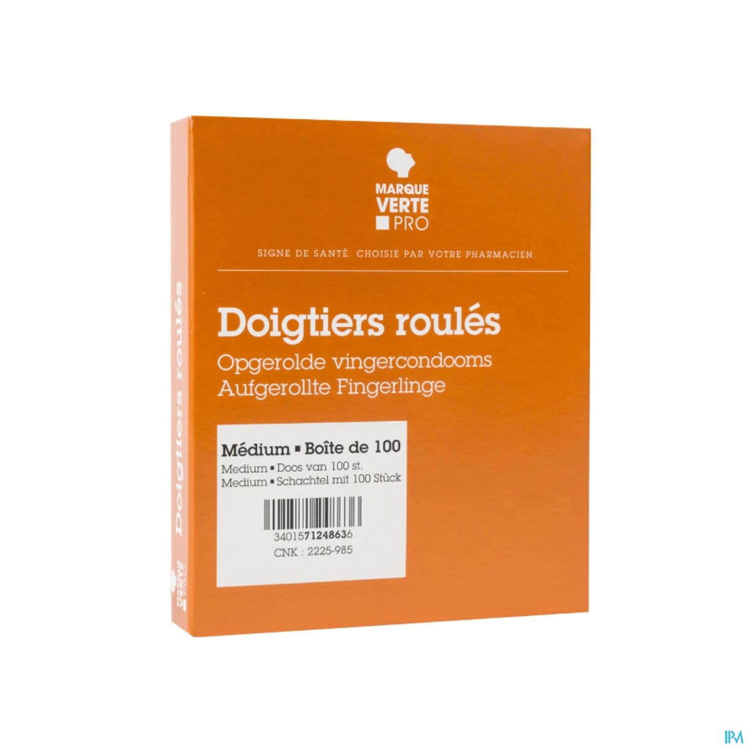 Marque Verte Doigtier Examen Roule Medium X100 — Pharmacie Palm Beach