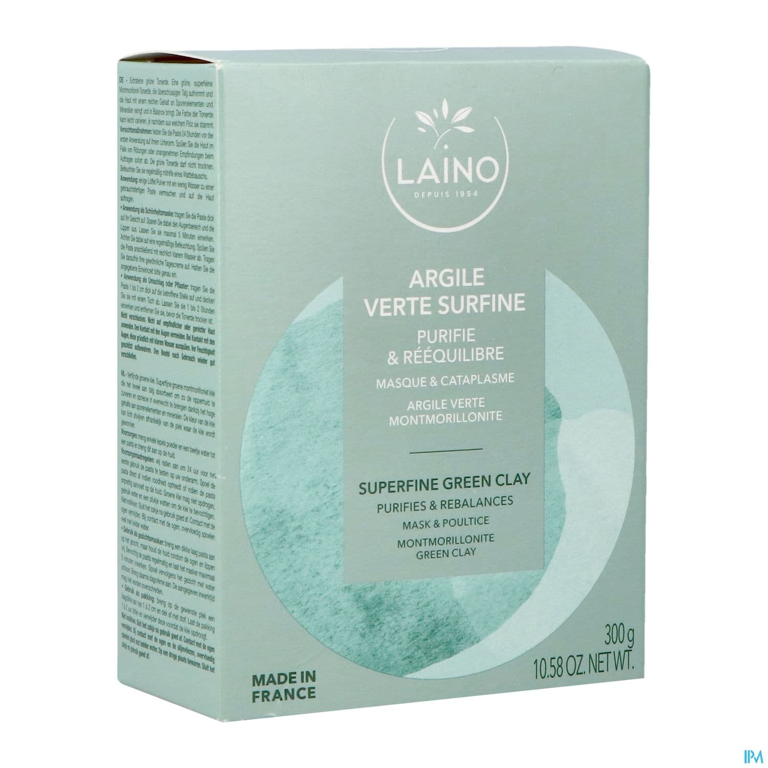 LAINO ARGILE POUDRE SURFINE 300G