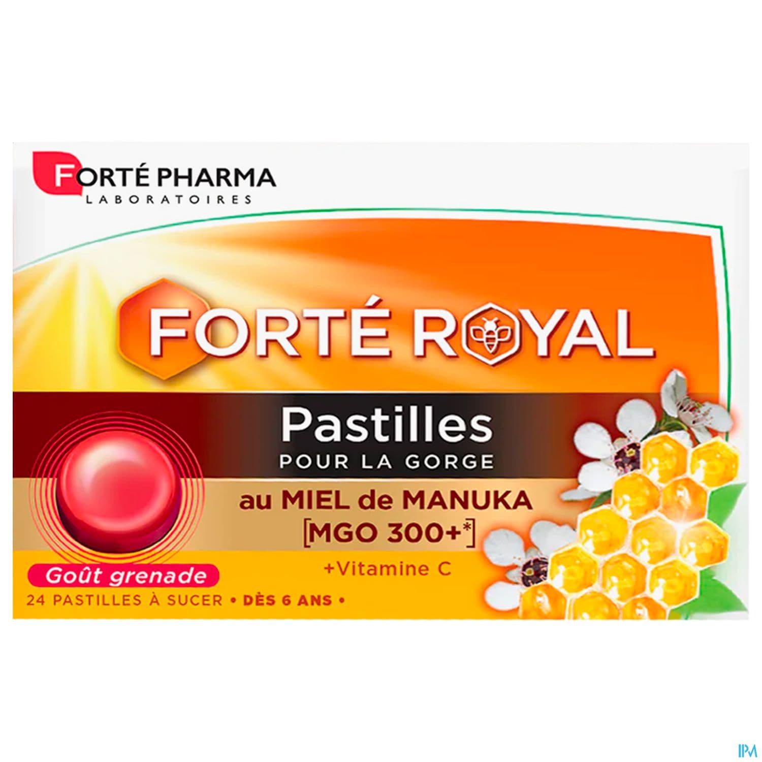 Forte Pharma Pastille Gorge Manuka Pastille A Sucer 24