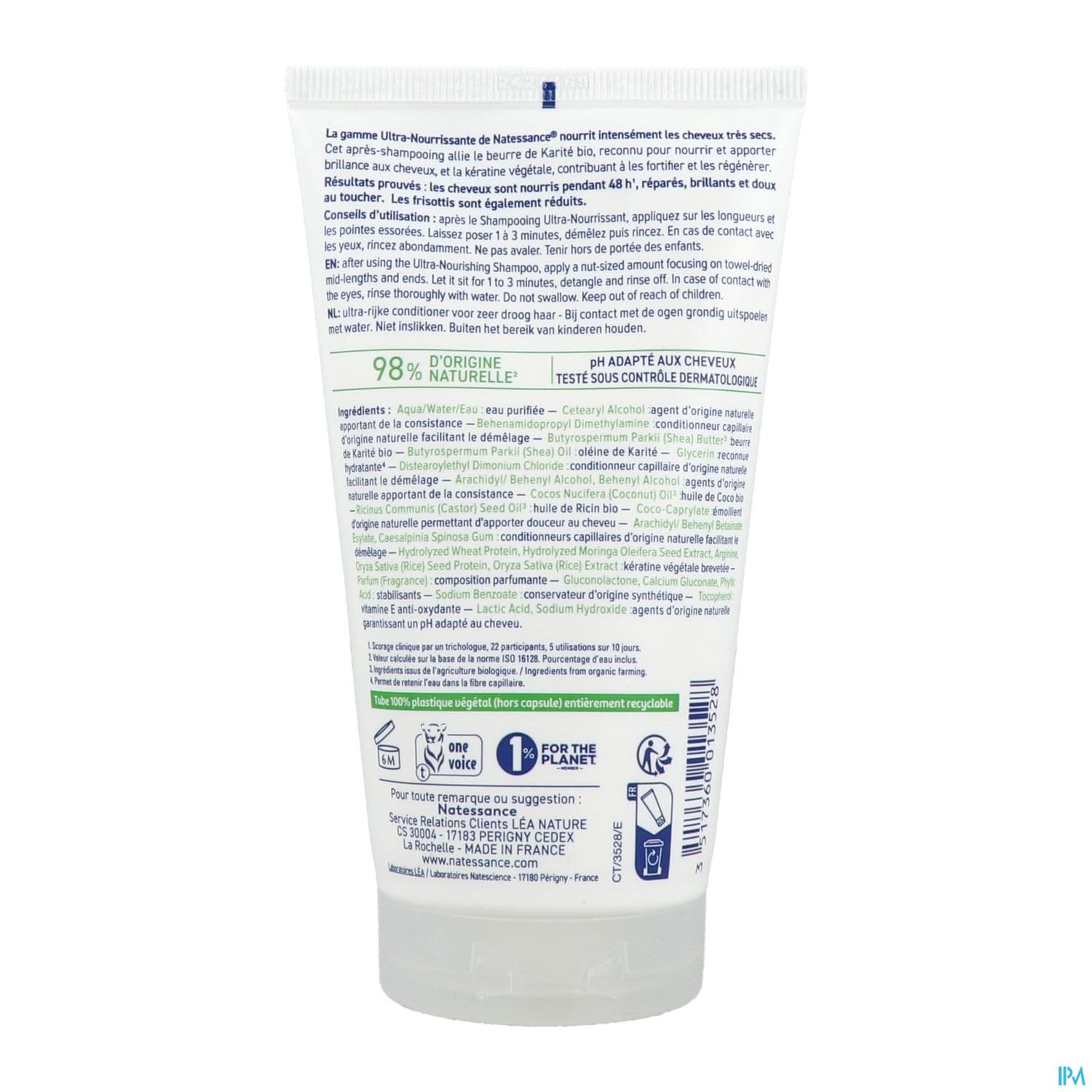 NATESSANCE AP/SH KARITE/KERA 150ML