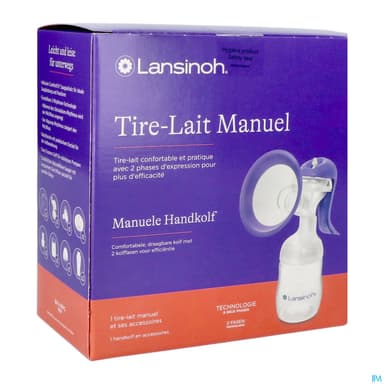 Lansinoh Tire Lait Manuel + Biberon Sans Bisphenol A Sans Bisphenol S Unite