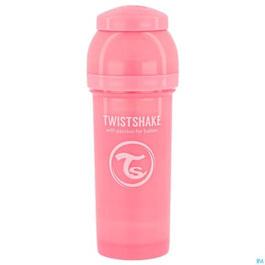 TWISTSHAKE BIB 260ML ROSE PAST 2M+