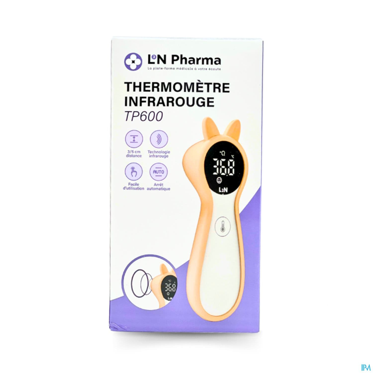 L2n Thermometre Infrarouge Orange — Pharmacie Principale des Grésillons