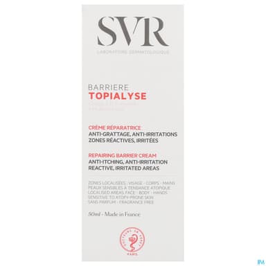 Svr Topialyse Barriere Creme Reparatrice 50ml