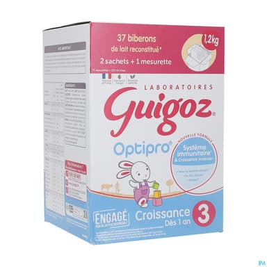 Guigoz 3 Optipro Croissance Poudre 1kg2