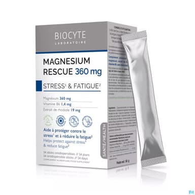 BIOCYTE MAGNES RESCUE 360MG SACH14