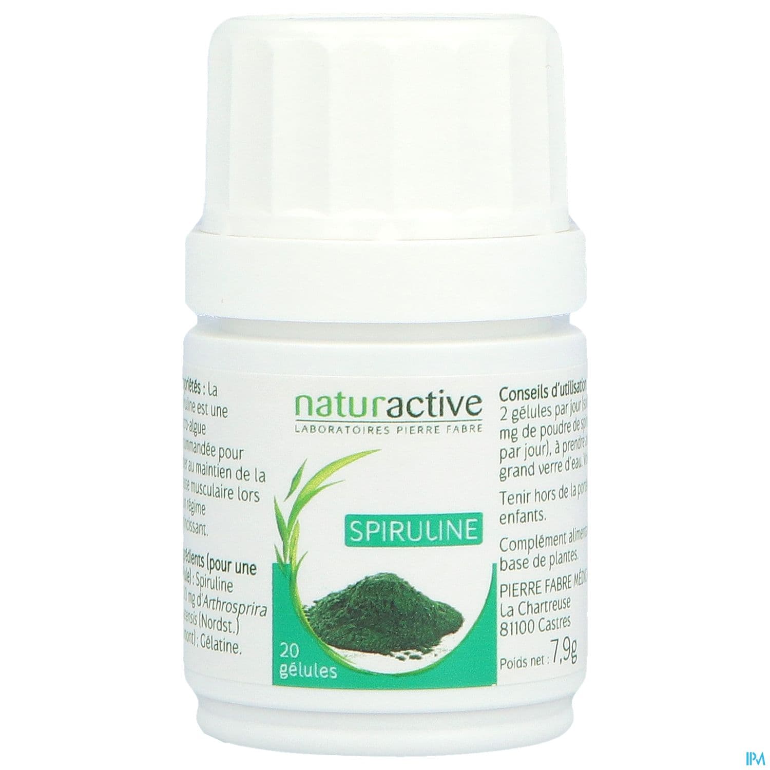 Naturactive Spiruline Gelule 20