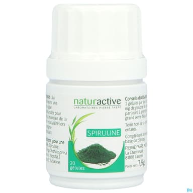 Naturactive Spiruline Gelule 20