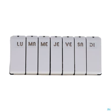 Pilbox Tempo Distributeur Hebdomadaire De Medicaments Compact