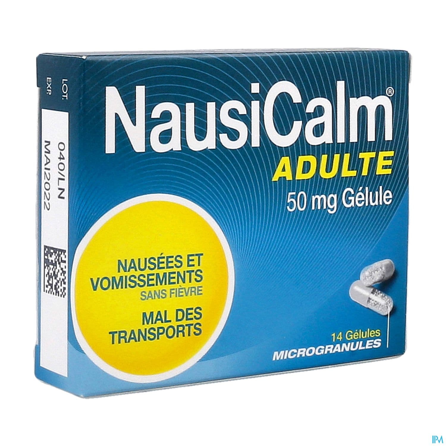 Nausicalm 50mg Gelule 14