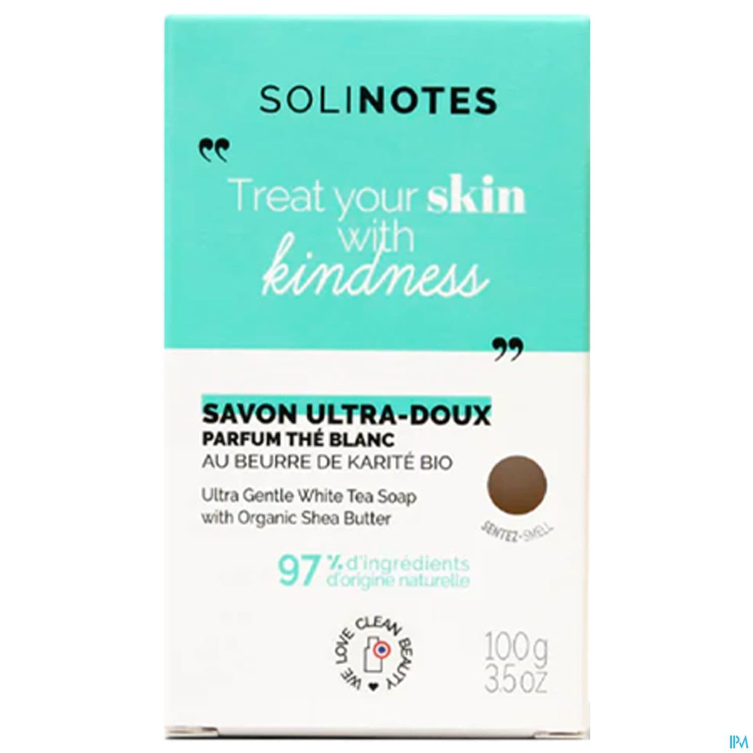Solinotes Savon Solide The Blanc 100g